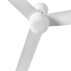 Plafondventilator Punt M DC LED lamp wit