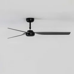 Plafondventilator Punt M, DC, 3 bladen, zwart