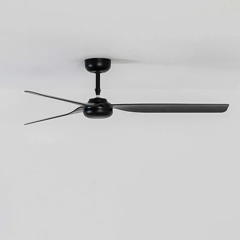 Plafondventilator Punt M, DC, 3 bladen, zwart