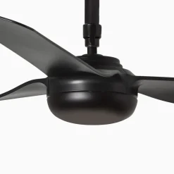 Plafondventilator Punt M, DC, 3 bladen, zwart