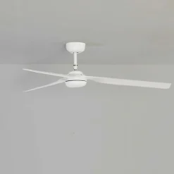 Plafondventilator Punt M, DC 3 bladen, wit