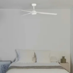 Plafondventilator Punt M, DC 3 bladen, wit