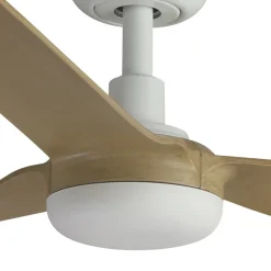 Plafondventilator Punt M, DC, wit/hout licht