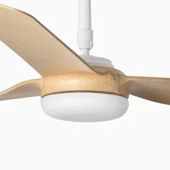 Plafondventilator Punt M, DC, wit/hout licht