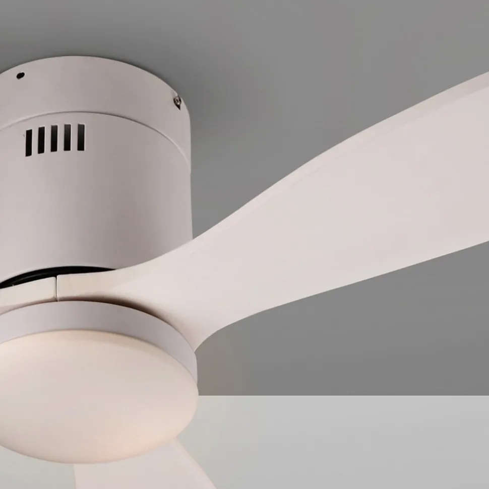 Plafondventilator Siroco Mini, DC, stil, wit, CCT