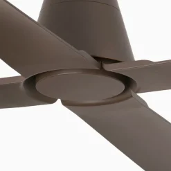 Plafondventilator Typhoon M DC-motor IP44 bruin