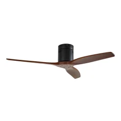 Plafondventilator Vindur, zwart/hout, DC, stil