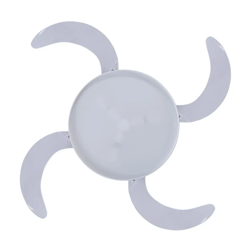 Plafondventilatorlamp Fanaway Fraser wit/helder stil