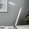 Platte LED bureaulamp Wasp uit aluminium