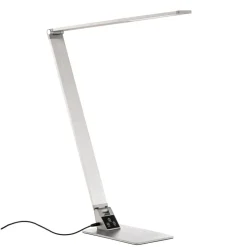 Platte LED bureaulamp Wasp uit aluminium