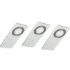 Platte LED meubelverlichting Pano set van 3, wit