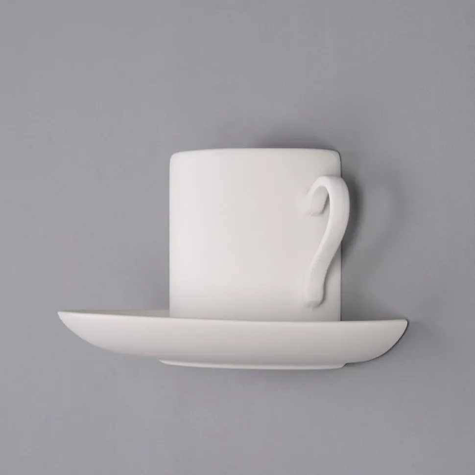 Pocillo beschilderbare wandlamp van gips