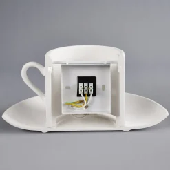 Pocillo beschilderbare wandlamp van gips