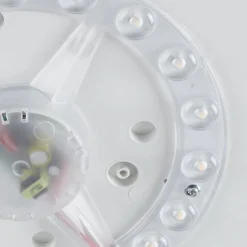 Pollux plafondlamp, Ø 37 cm, kunststof, bewegingsmelder