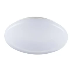 Pollux plafondlamp, Ø 27 cm, kunststof, bewegingsmelder