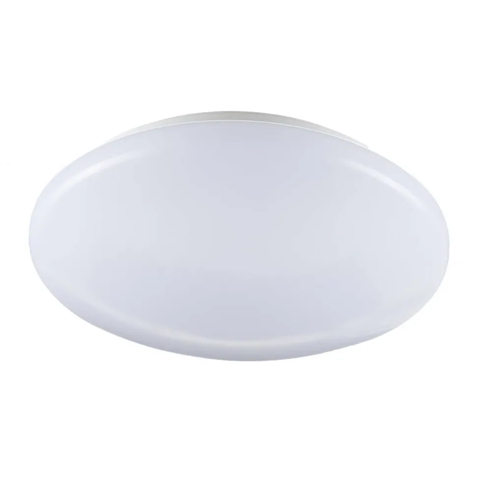 Pollux plafondlamp, Ø 27 cm, kunststof, bewegingsmelder