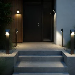 Pontio Garden tuinpadverlichting Hoogte 85 cm, zwart