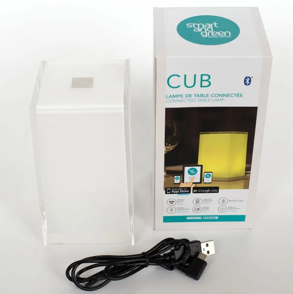 Portable tafellamp Cub, App, RGBW
