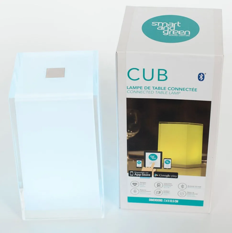 Portable tafellamp Cub, App, RGBW