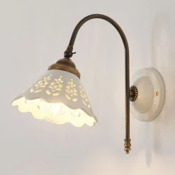 Portico - wandlamp met gebogen arm