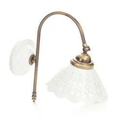 Portico - wandlamp met gebogen arm