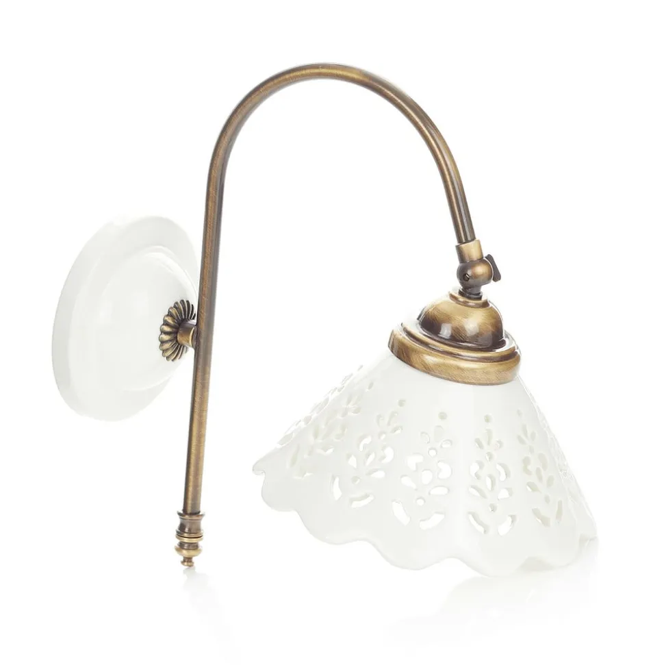 Portico - wandlamp met gebogen arm