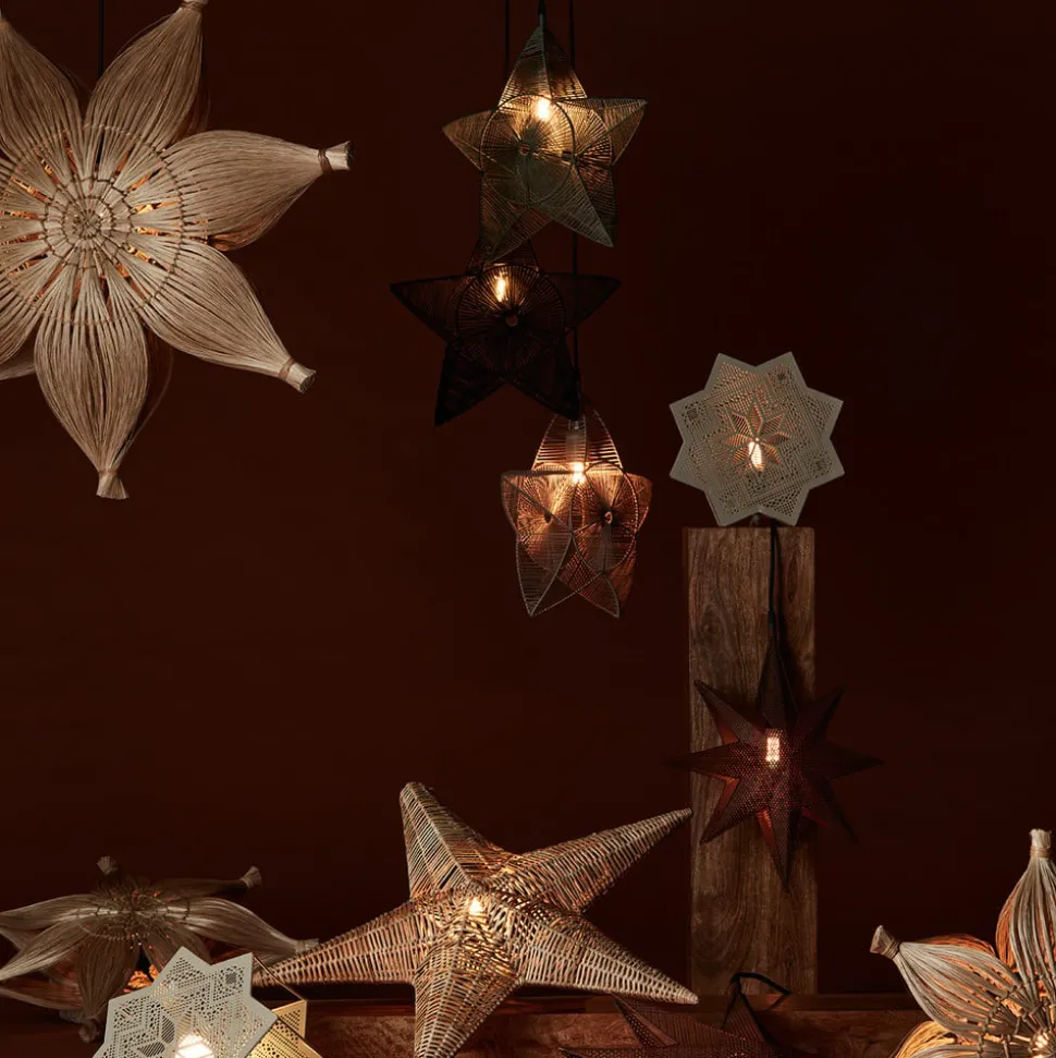 PR Home Agnes staande ster van natuurvezel