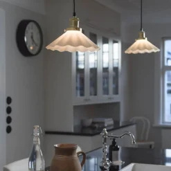 PR Home August hanglamp glazen kap Ø 25 cm, stekker