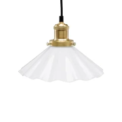 PR Home August hanglamp glazen kap Ø 25 cm, stekker