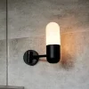 PR Home badkamer wandlamp Zeta, zwart, IP44, draaibaar