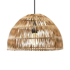PR Home buiten hanglamp Lace natuurvezel, stekkerkabel, Ø37cm
