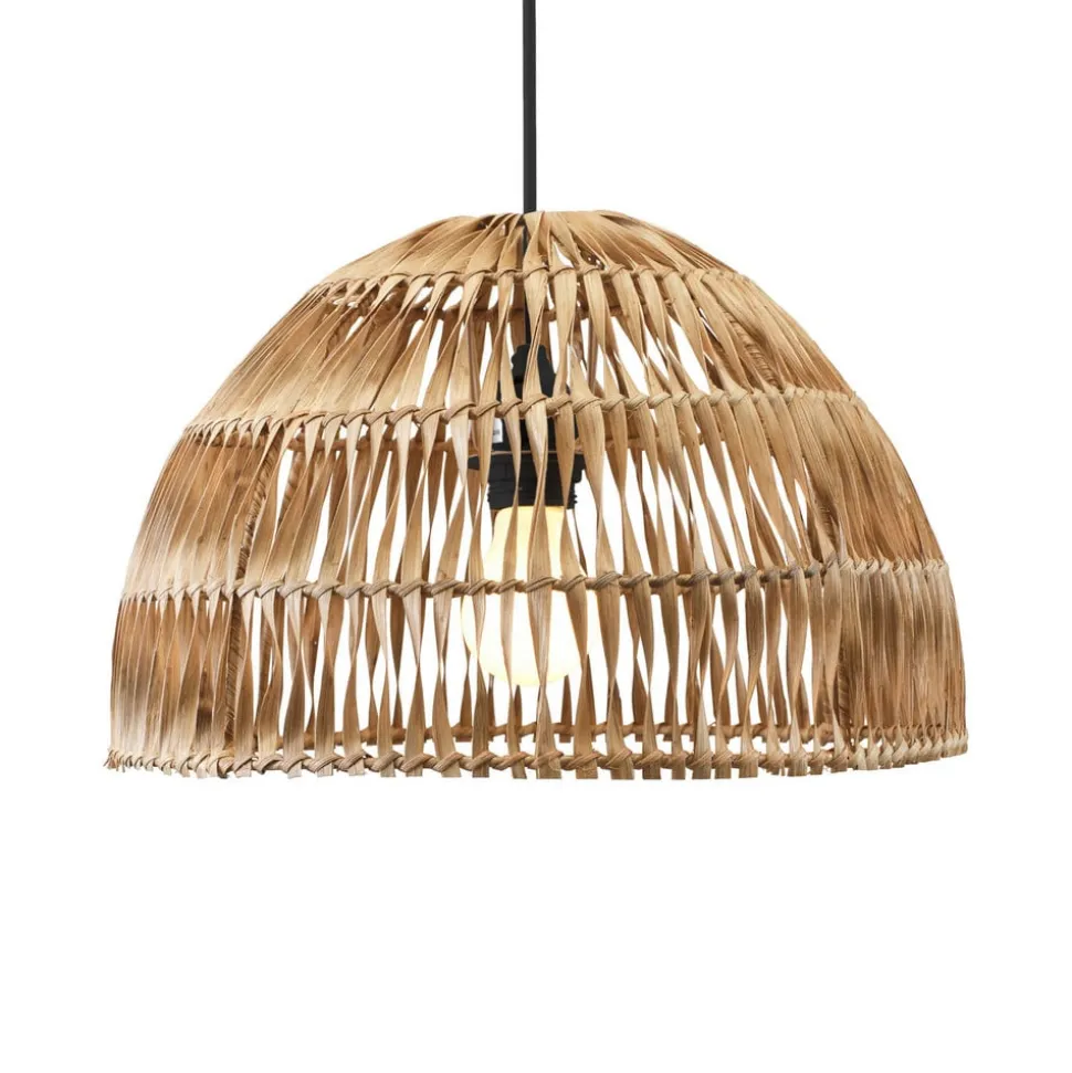 PR Home buiten hanglamp Lace natuurvezel, stekkerkabel, Ø37cm