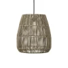 PR Home buiten hanglamp Saigon, grijs, Ø 38 cm, snoer 2,5m