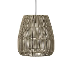 PR Home buiten hanglamp Saigon, grijs, Ø 38 cm, snoer 2,5m