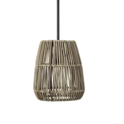 PR Home buiten hanglamp Saigon, grijs, Ø 18 cm, snoer 2,5m