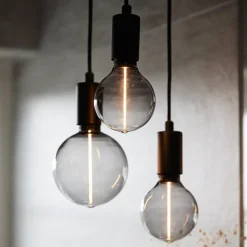 PR Home Edge LED lamp E27 grijs 2W 1800K dimbaar G125