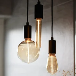 PR Home Edge LED lamp E27 goud 2W 1.800K dimbaar T30