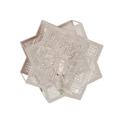 PR Home Elvira decoratie ster van metaal, beige