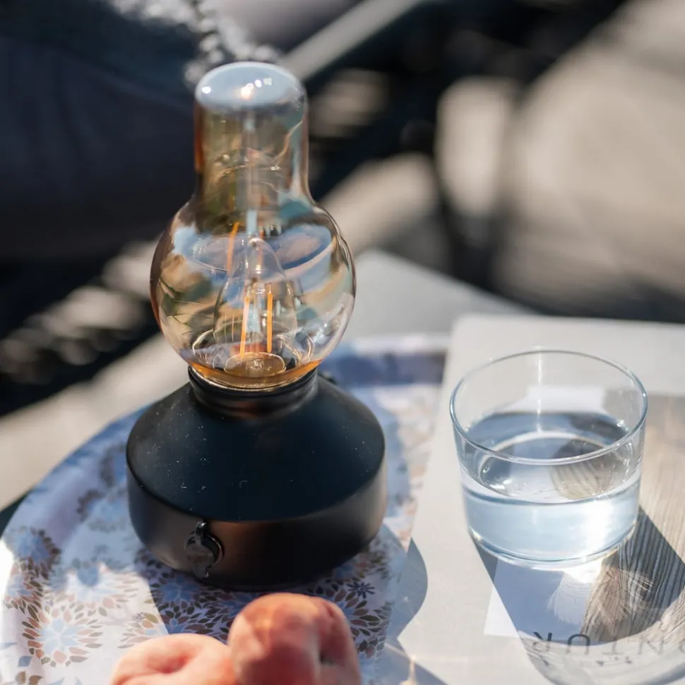 PR Home Glimt LED terraslamp, zwart, IP44