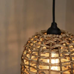 PR Home Hanglamp Cebu, Ø 17 cm, Lampakanay, naturelbruin