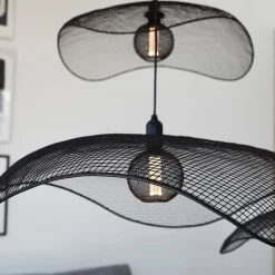 PR Home Hanglamp Vivi, Ø 61 cm, zwart, metaal