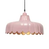 PR Home hanglamp Wells, roze/goud, Ø 43 cm, metaal
