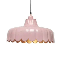 PR Home hanglamp Wells, roze/goud, Ø 43 cm, metaal
