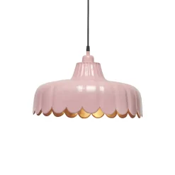 PR Home hanglamp Wells, roze/goud, Ø 43 cm, metaal