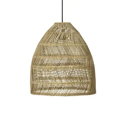 PR Home Maja hanglamp, rotan naturel, Ø 53 cm, IP44