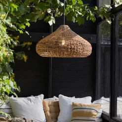 PR Home Mira buiten hanglamp, Lampakanay, stekker, Ø 58 cm