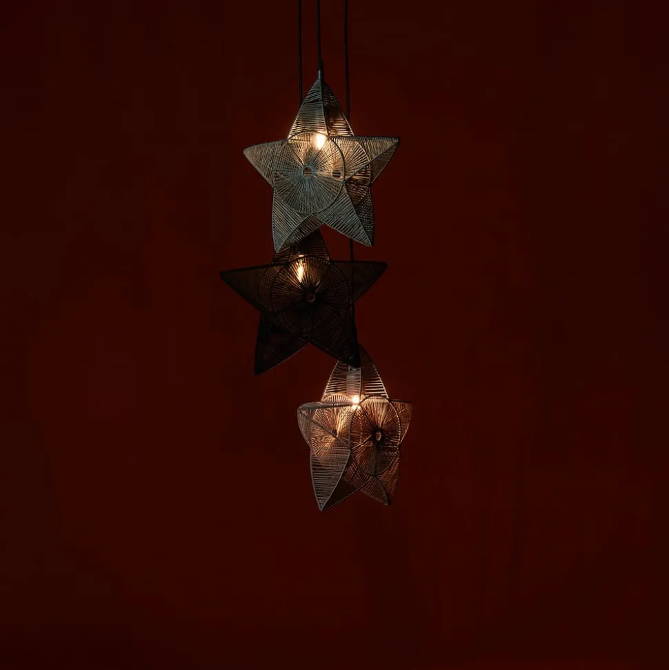 PR Home Regina decoratie ster metaal met garen