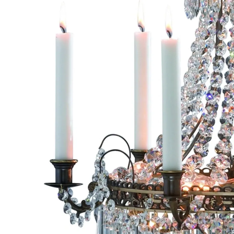 Prachtige kaarsenkroonluchter Läckö 54 cm