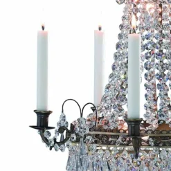 Prachtige kaarsenkroonluchter Läckö 48 cm