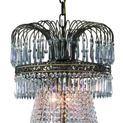 Prachtige kaarsenkroonluchter Läckö 92 cm